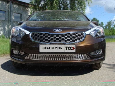 Рамка номерного знака Kia Cerato (комплект) ТСС для Любые