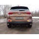 Защита задняя уголки 42 мм ТСС для Kia Sportage 2016-2018