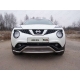 Защита передняя Кенгурятник с вставкой и решеткой 42 мм ТСС для Nissan Juke 2014-2018