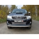 Защита передняя овальная 75х42 мм ТСС для Toyota Hilux 2011-2015