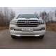 Защита переднего бампера с ДХО 76 мм ТСС для Toyota Land Cruiser 200 2015-2021