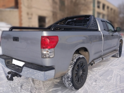 Защита кузова пикапа 76 мм для Crewmax чёрная для Toyota Tundra 2006-2013