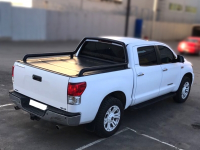 Защита кузова пикапа 76 мм для Doublecab long чёрная для Toyota Tundra 2006-2013