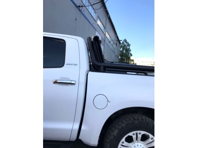 Защита кузова пикапа 76 мм для Doublecab чёрная для Toyota Tundra 2006-2013