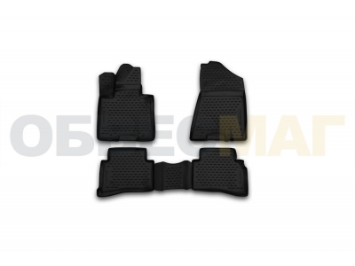 Коврики 3D в салон полиуретан 4 штуки Element для Hyundai Tucson 2015-2021