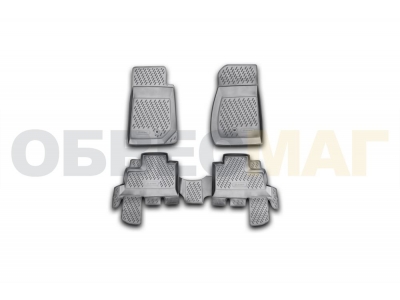 Коврики в салон полиуретан 4 штуки Element для Jeep Wrangler 2007-2018