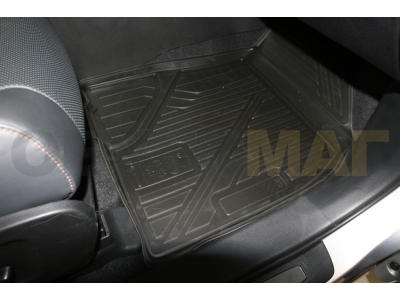 Коврики 3D в салон полиуретан 5 штук Element для Toyota Highlander 2014-2020
