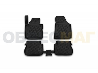 Коврики в салон полиуретан 4 штуки Element для Volkswagen Caddy 2015-2021
