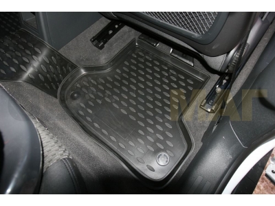 Коврики в салон полиуретан на хетчбек 3 двери 4 штуки Element для Audi A3 2007-2012