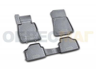 Коврики в салон полиуретан 4 штуки Element для BMW X1 E84 2009-2015
