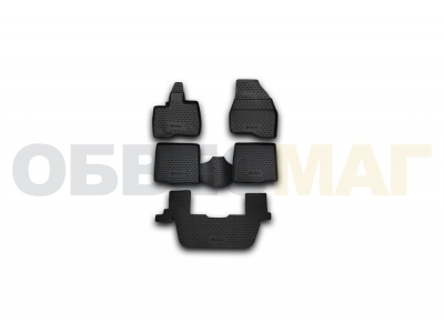 Коврики в салон полиуретан 5 штук Element для Ford Explorer 2011-2015