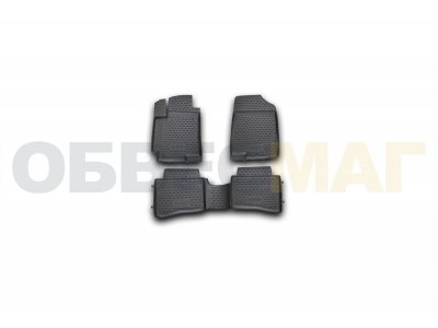 Коврики в салон полиуретан 4 штуки Element для Hyundai Solaris 2010-2014 NLC.20.41.210h