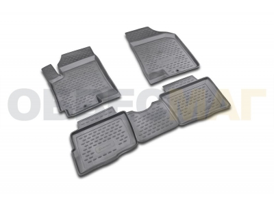 Коврики в салон полиуретан 4 штуки Element для Kia Soul 2008-2014