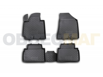 Коврики в салон полиуретан 4 штуки Element для Kia Sportage 2010-2021