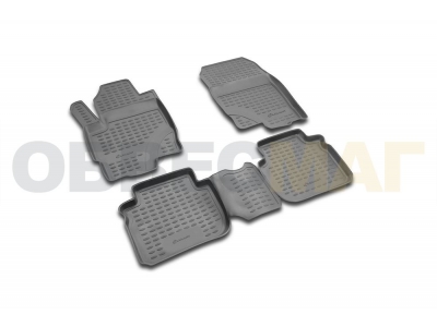 Коврики в салон полиуретан 4 штуки Element для Mitsubishi Colt 2003-2008