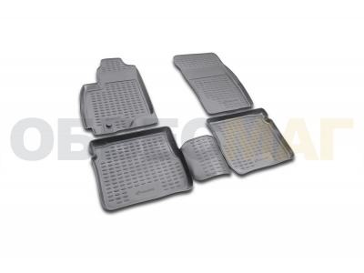 Коврики в салон полиуретан 4 штуки Element для Mitsubishi Outlander 2003-2006