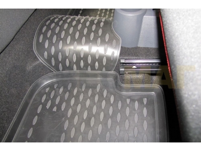 Коврики в салон полиуретан 4 штуки на 3 двери Element для Mitsubishi Colt 2008-2012
