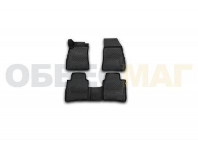 Коврики 3D в салон полиуретан 4 штуки Element для Nissan Sentra 2012-2017