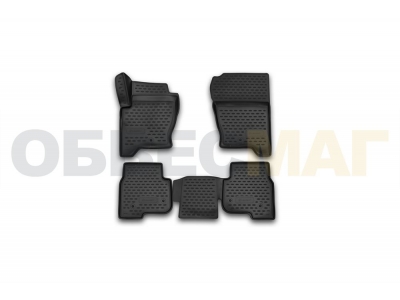 Коврики 3D в салон полиуретан 4 штуки Element для Land Rover Discovery 4 2014-2016