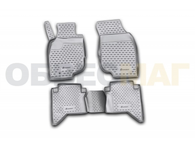 Коврики в салон полиуретан 4 штуки Element для Toyota Hilux 2005-2011