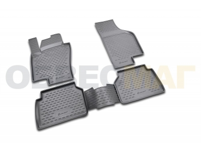 Коврики в салон полиуретан 4 штуки Element для Volkswagen Tiguan 2007-2016