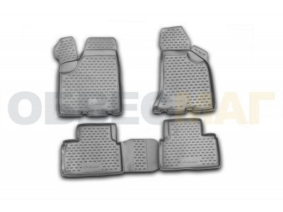 Коврики в салон полиуретан 4 штуки Element для Lada Priora 2007-2009