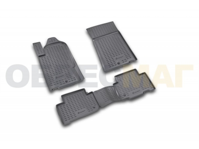 Коврики в салон полиуретан 4 штуки Element для SsangYong Rexton 2007-2012