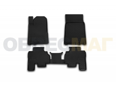 Коврики в салон полиуретан 4 штуки Element для SsangYong Kyron 2005-2015