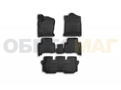 Коврики 3D в салон полиуретан 5 штук Element для Haval H9 2015-2021 ORIG.3D.99.03.210k
