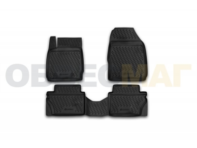 Коврики в салон полиуретан 4 штуки Element для Ford Fiesta 2008-2011
