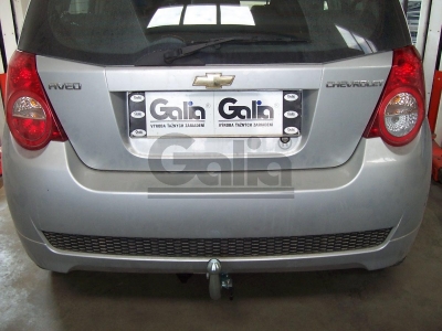 Фаркоп оцинкованный Galia шар A на хетчбек для Chevrolet Aveo 2003-2008