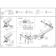 Фаркоп оцинкованный Galia шар C съемный для Subaru Forester 2008-2013