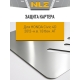 Защита картера для HONDA Civic 4D 2012-н.в. 1.8 АТ бензин NLZ алюминий, 3 мм / Хонда Цивик