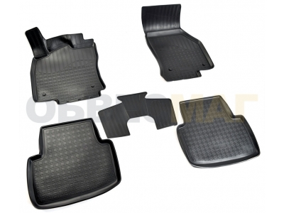Коврики в салон Norplast полиуретан чёрные для Volkswagen Passat B8 2015-2021