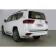 Защита заднего бампера уголки 76-42 для Toyota Land Cruiser 300 70TH ANNIVERSARY 2021–н.в.