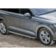Пороги алюминиевые Rival Premium для Audi Q7 2015-2021