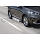 Пороги алюминиевые Rival Silver New для Kia Sorento Prime 2018-2021