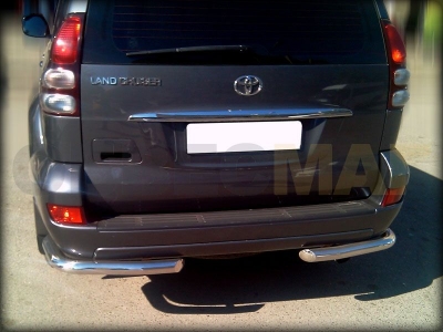 Защита задняя уголки 76 мм для Toyota Land Cruiser 100 1998-2007
