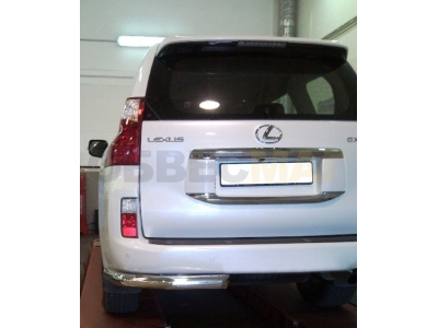 Защита задняя уголки 76 мм для Lexus GX460 2010-2013