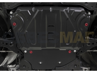 Защита картера и КПП Автоброня, сталь 2 мм для Toyota RAV4 2019-2021