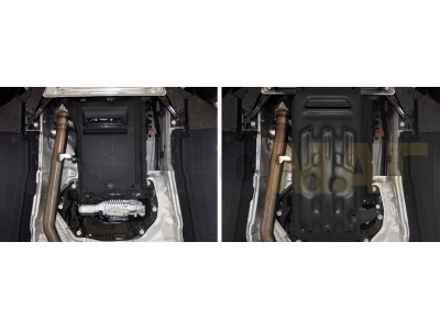 Защита картера и КПП Автоброня, сталь 2 мм для BMW X5/X6 2008-2019