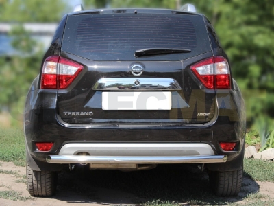 Защита заднего бампера 60 мм для Nissan Terrano 2014-2021