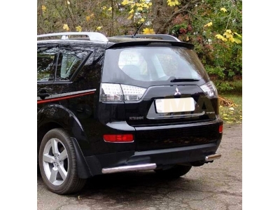 Защита задняя уголки 60 мм для Mitsubishi Outlander 2006-2009