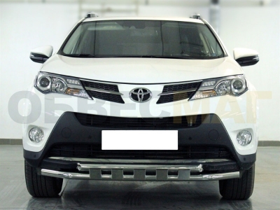 Защита переднего бампера Shark 53 мм для Toyota RAV-4 2013-2015