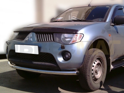 Защита переднего бампера 60 мм для Mitsubishi L-200 2006-2014
