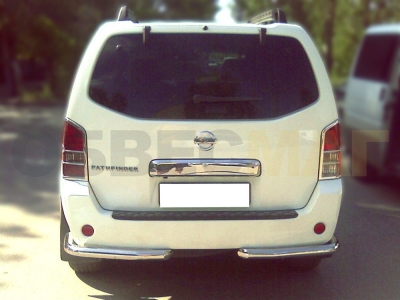 Защита задняя уголки 60 мм для Nissan Pathfinder 2004-2009