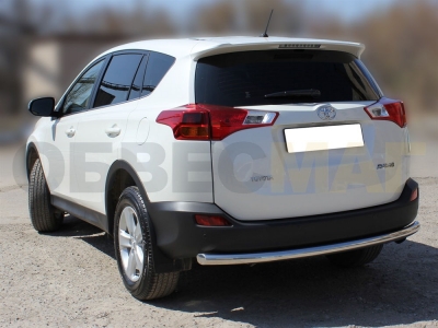Защита заднего бампера 60 мм для Toyota RAV-4 2013-2015