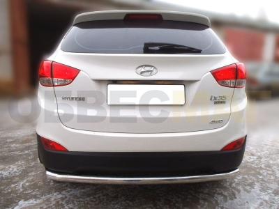 Защита заднего бампера 60 мм для Hyundai ix-35 2010-2015