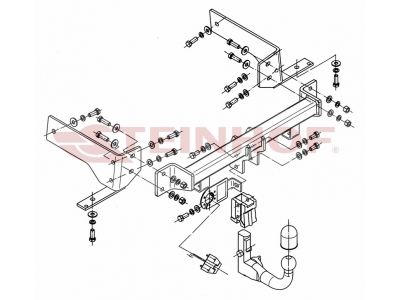 Фаркоп Steinhof шар BMC съёмный для Chevrolet Captiva 2006-2013