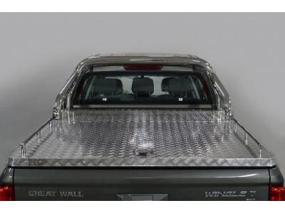 Защита кузова (для крышки) 76 мм ТСС для Great Wall Wingle 2020-2021